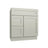 Shaker Sage vanity sink base - left configuration, 30" W x 34.5" H x 21" D, ViaWood Cabinets item VSBDL30