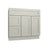 Shaker Sage vanity sink base - left configuration, 36" W x 34.5" H x 21" D, ViaWood Cabinets item VSBDL36