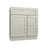 Shaker Sage vanity sink base - right configuration, 30" W x 34.5" H x 21" D, ViaWood Cabinets item VSBDR30