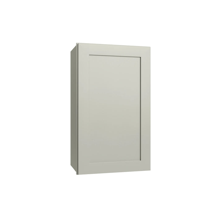 Shaker Sage single door wall cabinet, 18" W x 30" H x 12" D, ViaWood Cabinets item W1830