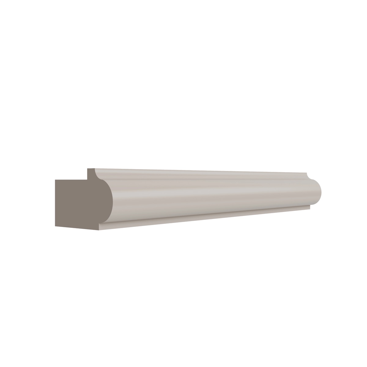 Shaker Dune bottom edge molding, 96" W x 0.75" H x 1.125" D, ViaWood Cabinets item BEM8