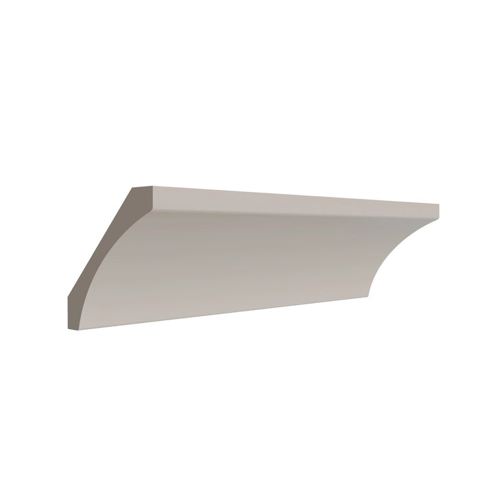 Shaker Dune cove crown molding, 96" W x 4.25" H x 2.75" D, ViaWood Cabinets item COM8