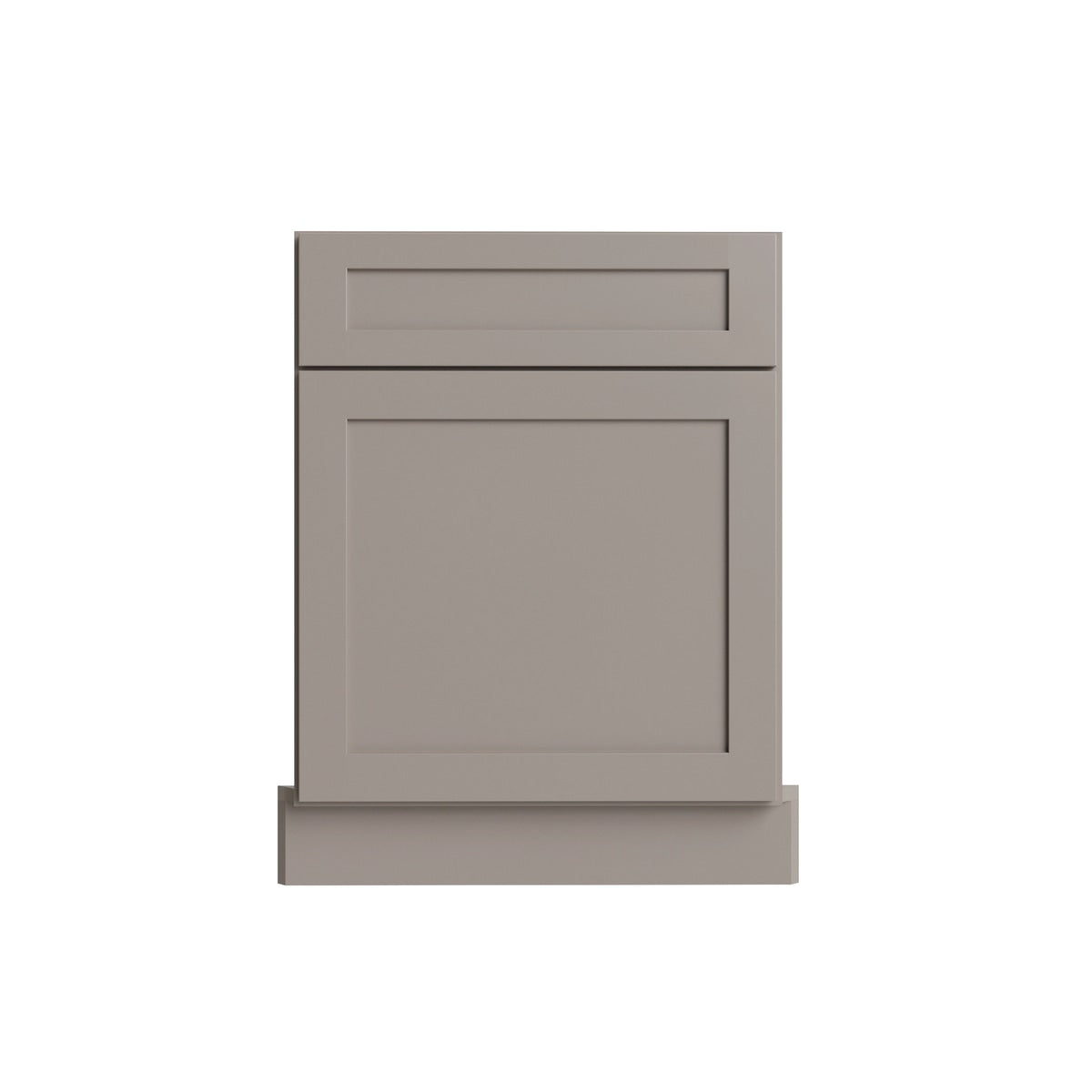 Shaker Dune corner sink front, 27" W x 34.5" H x 2" D, ViaWood Cabinets item CSF42