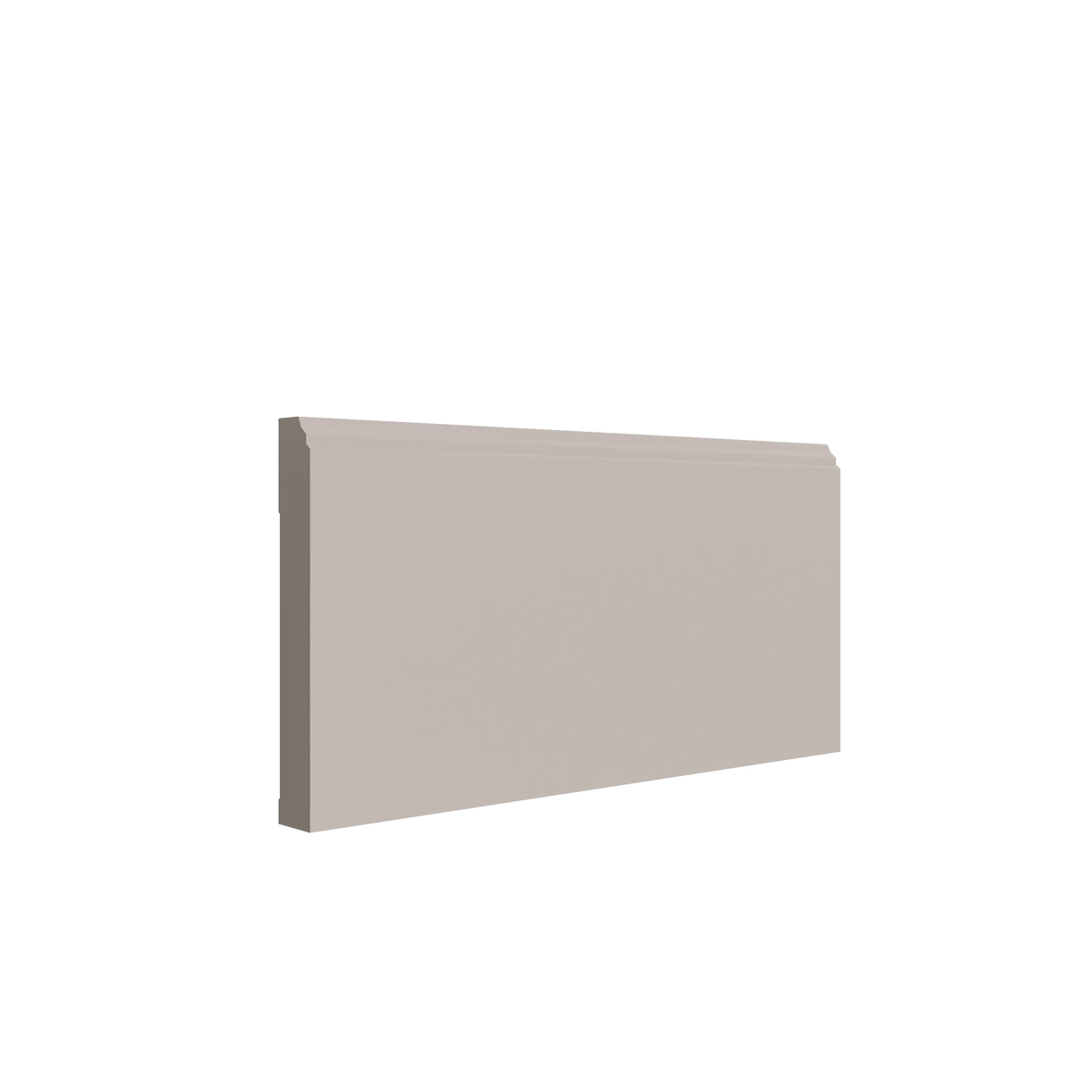 Shaker Dune furniture base molding, 96" W x 4.5" H x 0.75" D, ViaWood Cabinets item FBM8