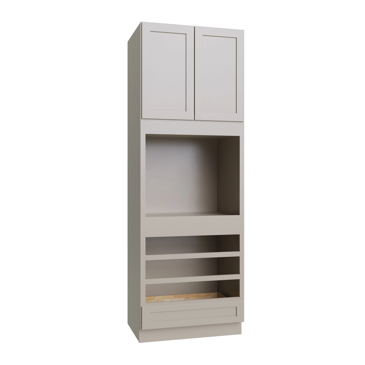 Shaker Dune oven cabinet, 33" W x 96" H x 24" D, ViaWood Cabinets item OC3396