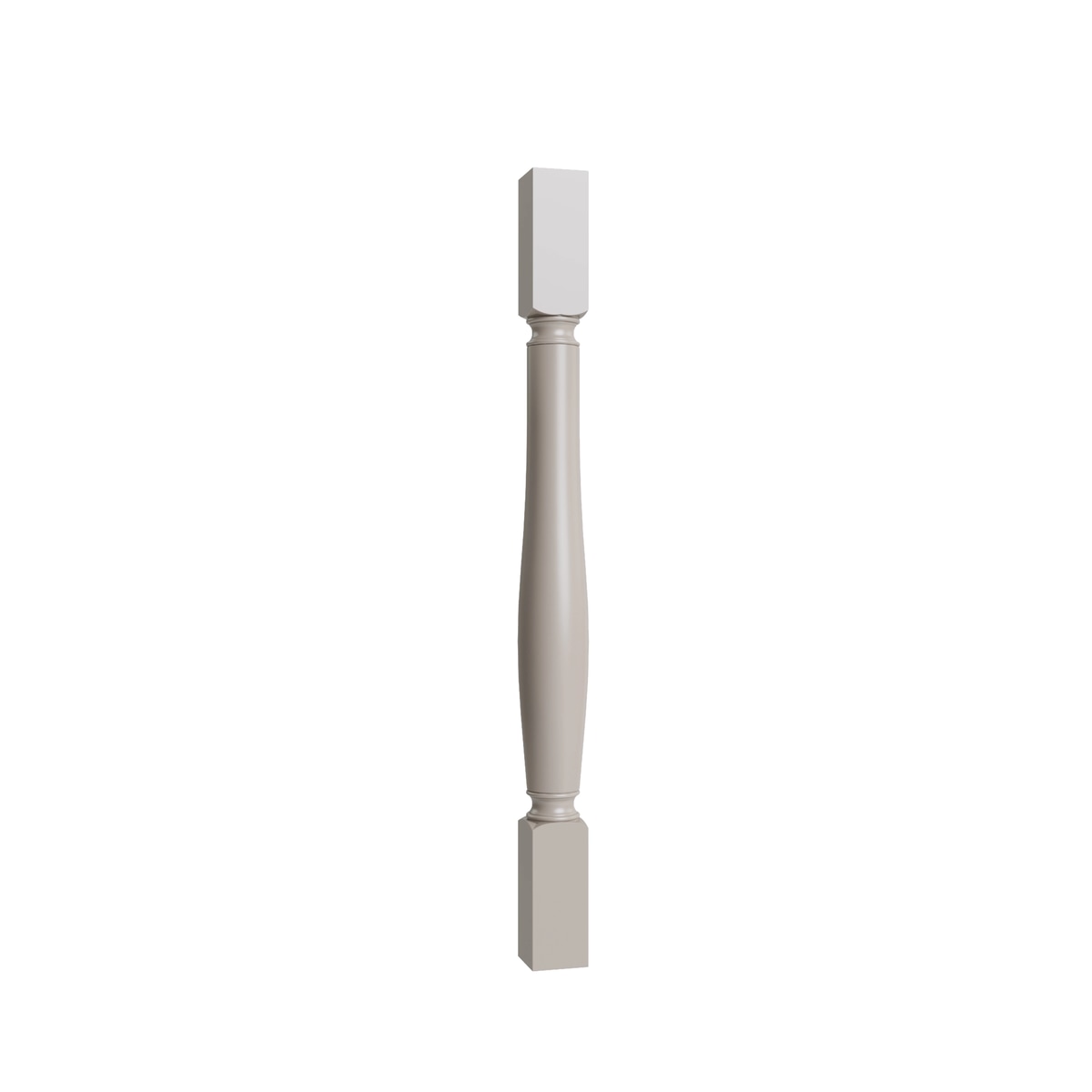 Shaker Dune 3-inch turned post, 3" W x 35.5" H x 3" D, ViaWood Cabinets item TPOSTP3