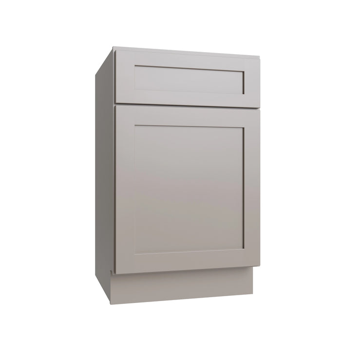Shaker Dune single door vanity, 21" W x 34.5" H x 21" D, ViaWood Cabinets item V21