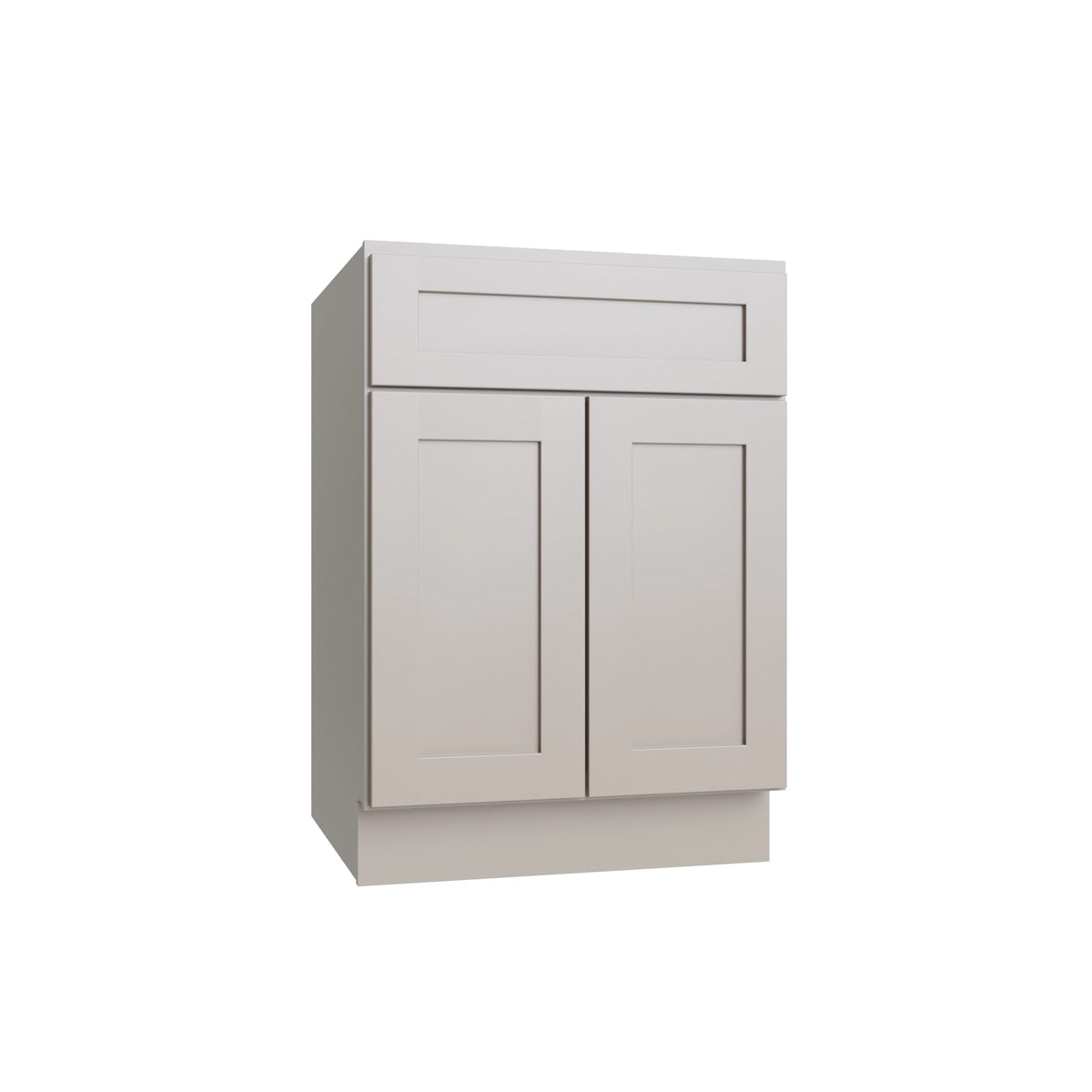 Shaker Dune double door vanity, 24" W x 34.5" H x 21" D, ViaWood Cabinets item V24-2
