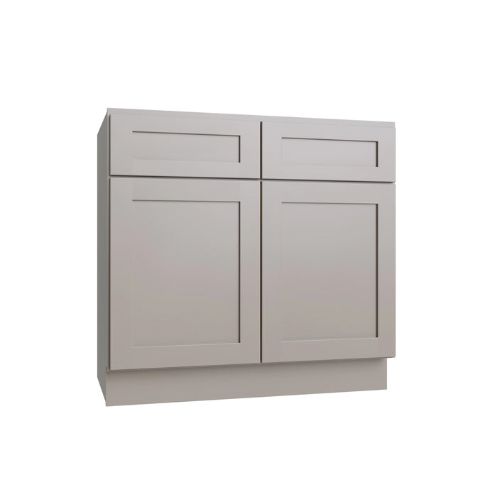 Shaker Dune double door vanity, 36" W x 34.5" H x 21" D, ViaWood Cabinets item V36