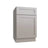 Shaker Dune single door vanity base, 18" W x 34.5" H x 21" D, ViaWood Cabinets item VB18