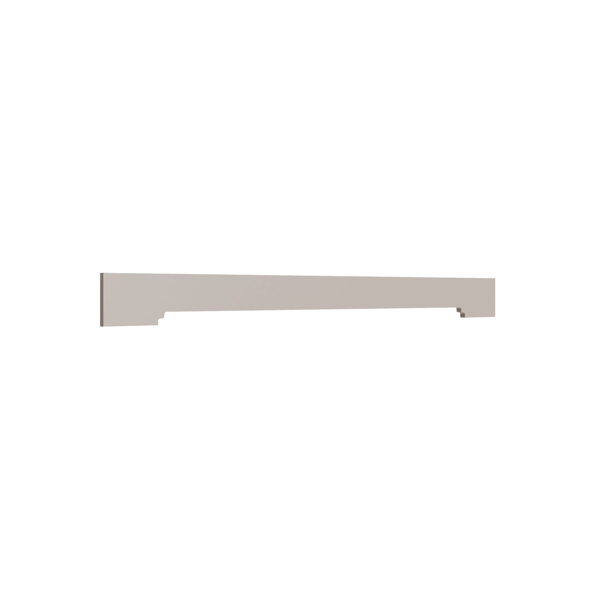 Shaker Dune 37-inch furniture valance, 37" W x 4.5" H x 0.75" D, ViaWood Cabinets item VFURN37