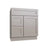 Shaker Dune vanity sink base - left configuration, 30" W x 34.5" H x 21" D, ViaWood Cabinets item VSBDL30