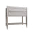 Shaker Dune open shelf vanity sink base, 36" W x 34.5" H x 21" D, ViaWood Cabinets item VSBOS36