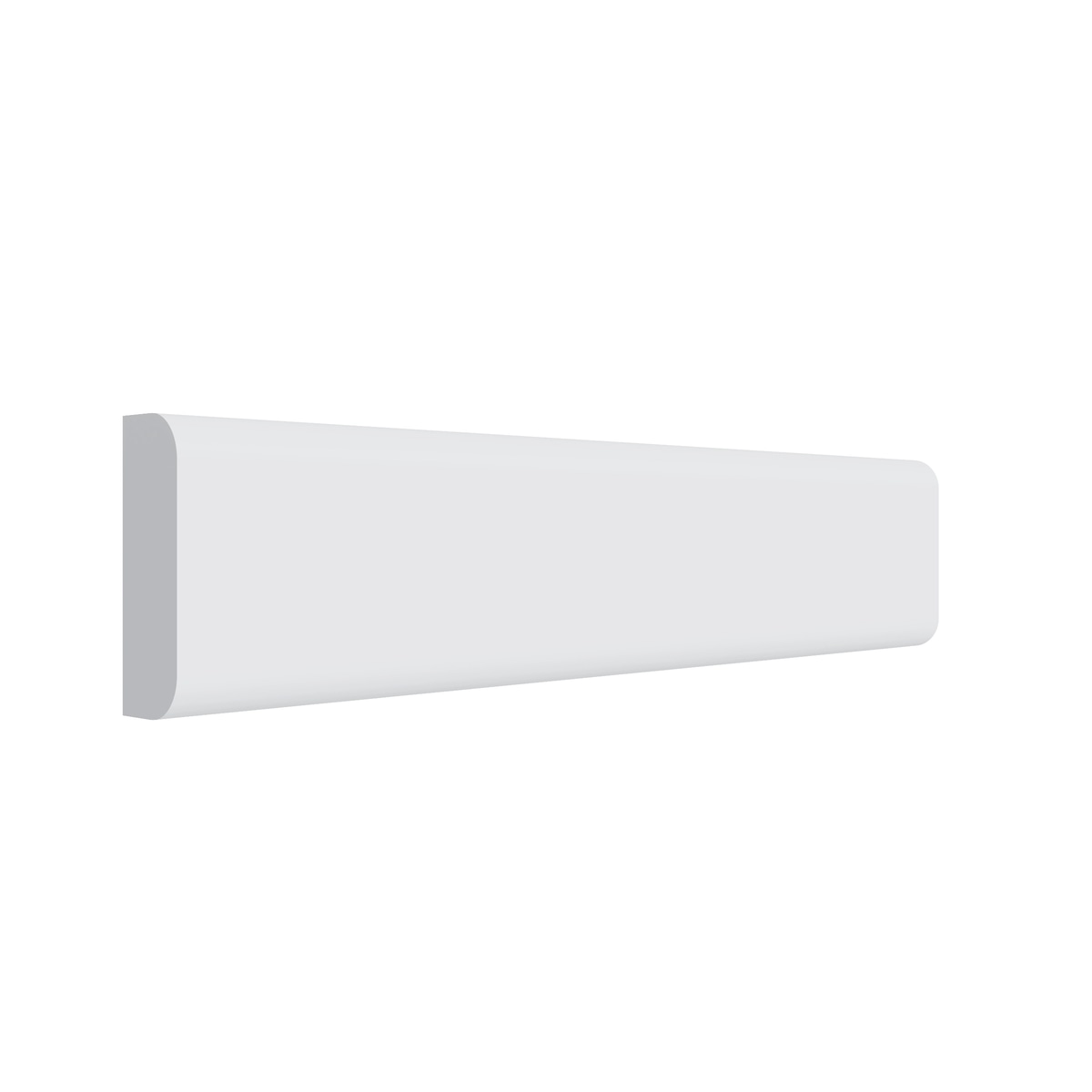 Shaker White batten molding, 96" W x 0.75" H x 0.25" D, ViaWood Cabinets item BAM8