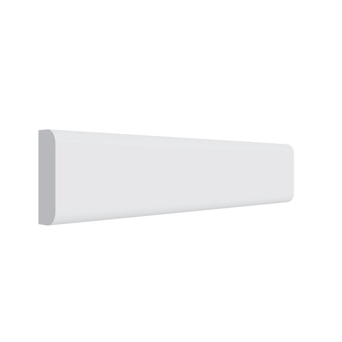 Shaker White batten molding, 96" W x 0.75" H x 0.25" D, ViaWood Cabinets item BAM8