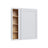 Shaker White blind wall cabinet, 30" W x 42" H x 12" D, ViaWood Cabinets item BW3042