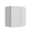 Shaker White corner wall cabinet, 24" W x 36" H x 12" D, ViaWood Cabinets item CW2436