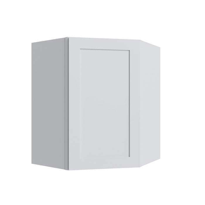 Shaker White corner wall cabinet, 27" W x 36" H x 15" D, ViaWood Cabinets item CW2736