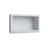Shaker White microwave wall cabinet, 30" W x 18" H x 12" D, ViaWood Cabinets item MWC3018