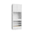 Slab White oven cabinet, 33" W x 90" H x 24" D, ViaWood Cabinets item OC3390