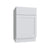 Slab White single door vanity, 21" W x 34.5" H x 21" D, ViaWood Cabinets item V21