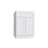 Shaker White double door vanity, 24" W x 34.5" H x 21" D, ViaWood Cabinets item V24-2