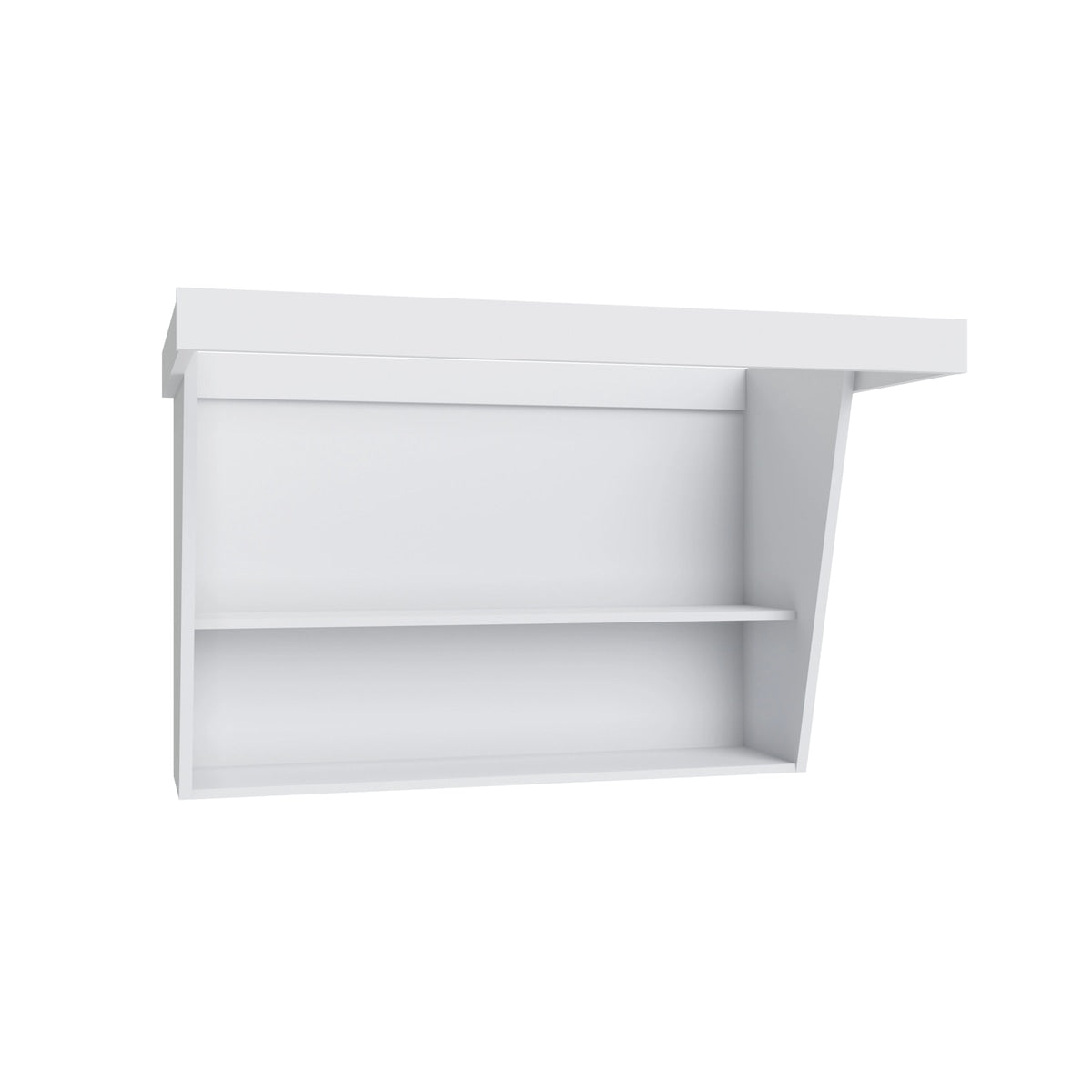 Shaker White ada accessible hanging vanity, 30" W x 23.5" H x 21" D, ViaWood Cabinets item V30-ACC