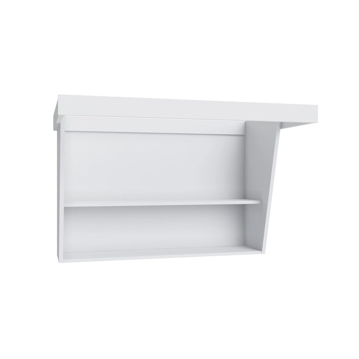 Shaker White ada accessible hanging vanity, 30" W x 23.5" H x 21" D, ViaWood Cabinets item V30-ACC