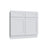 Shaker White double door vanity, 36" W x 34.5" H x 21" D, ViaWood Cabinets item V36