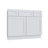 Shaker White vanity sink base, 36" W x 34.5" H x 21" D, ViaWood Cabinets item VSB36