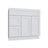 Shaker White vanity sink base - left configuration, 36" W x 34.5" H x 21" D, ViaWood Cabinets item VSBDL36