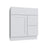 Slab White vanity sink base - right configuration, 30" W x 34.5" H x 21" D, ViaWood Cabinets item VSBDR30