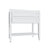 Shaker White open shelf vanity sink base, 36" W x 34.5" H x 21" D, ViaWood Cabinets item VSBOS36