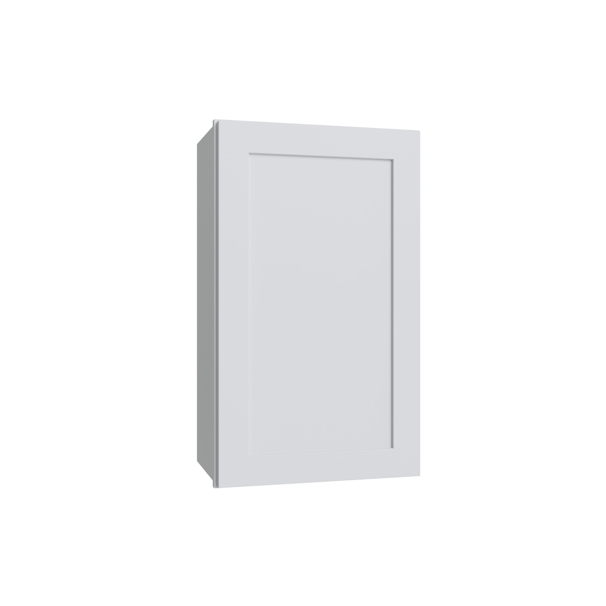 Shaker White single door wall cabinet, 12" W x 42" H x 12" D, ViaWood Cabinets item W1242