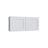 Shaker White double door wall cabinet, 33" W x 18" H x 12" D, ViaWood Cabinets item W3318