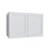 Shaker White deep wall refrigerator cabinet, 33" W x 24" H x 24" D, ViaWood Cabinets item W332424