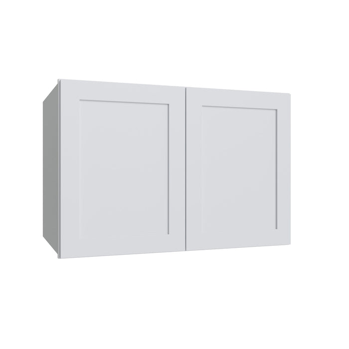 Shaker White deep wall refrigerator cabinet, 33" W x 24" H x 24" D, ViaWood Cabinets item W332424