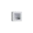 Shaker White wall cabinet with glass, 15" W x 15" H x 12" D, ViaWood Cabinets item WS1515