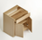 Unfinished Euro White Oak Double Door Base with Drawer Cabinet - 30 W x 34.5 H x 24 D (Item UWO-BASE-DOUBLEDOORBASEWITHDRAWER-30WX345HX24D), 30" W x 34.5" H x 24" D, ViaWood Cabinets
