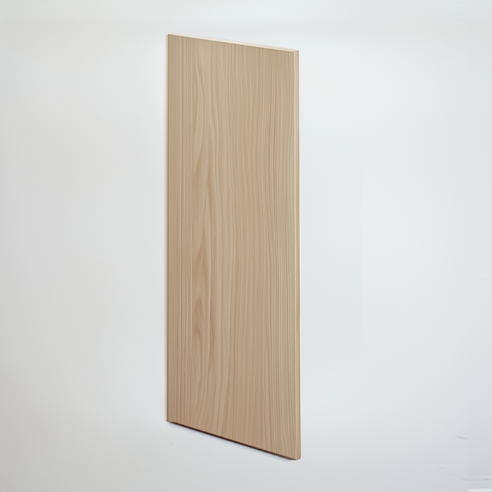 Unfinished Euro White Oak Wall Side Panel - 12 W x 36 H x .75 D (Item UWO-ACC-WALLSIDEPANEL-12WX36HX75D), 12" W x 36" H x 0.75" D, ViaWood Cabinets