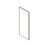 Unfinished Euro White Oak Wall Side Panel - 12 W x 42 H x .75 D (Item UWO-ACC-WALLSIDEPANEL-12WX42HX75D), 12" W x 42" H x 0.75" D, ViaWood Cabinets